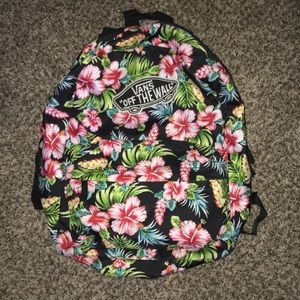Vans floral backpack